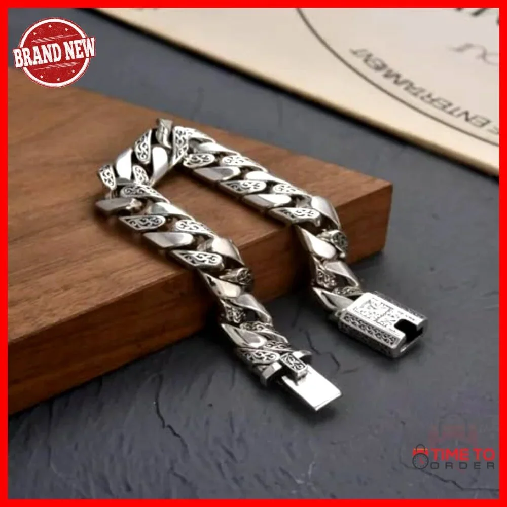 Stainless Steel Braided Cuff Bracelet Unisex One Size Hypoallergenic